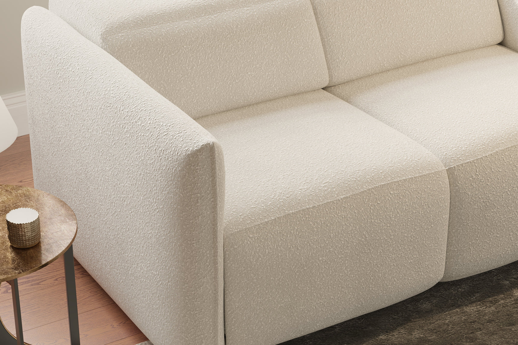 Alexandra Boucle Recliner Sofa