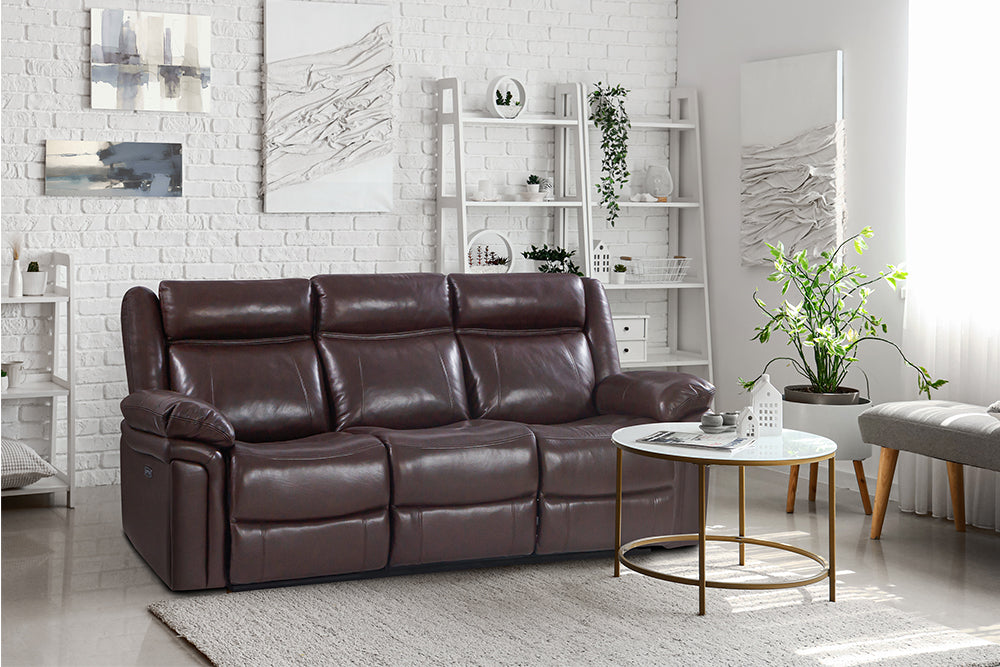 Charlie Leather Recliner Sofa