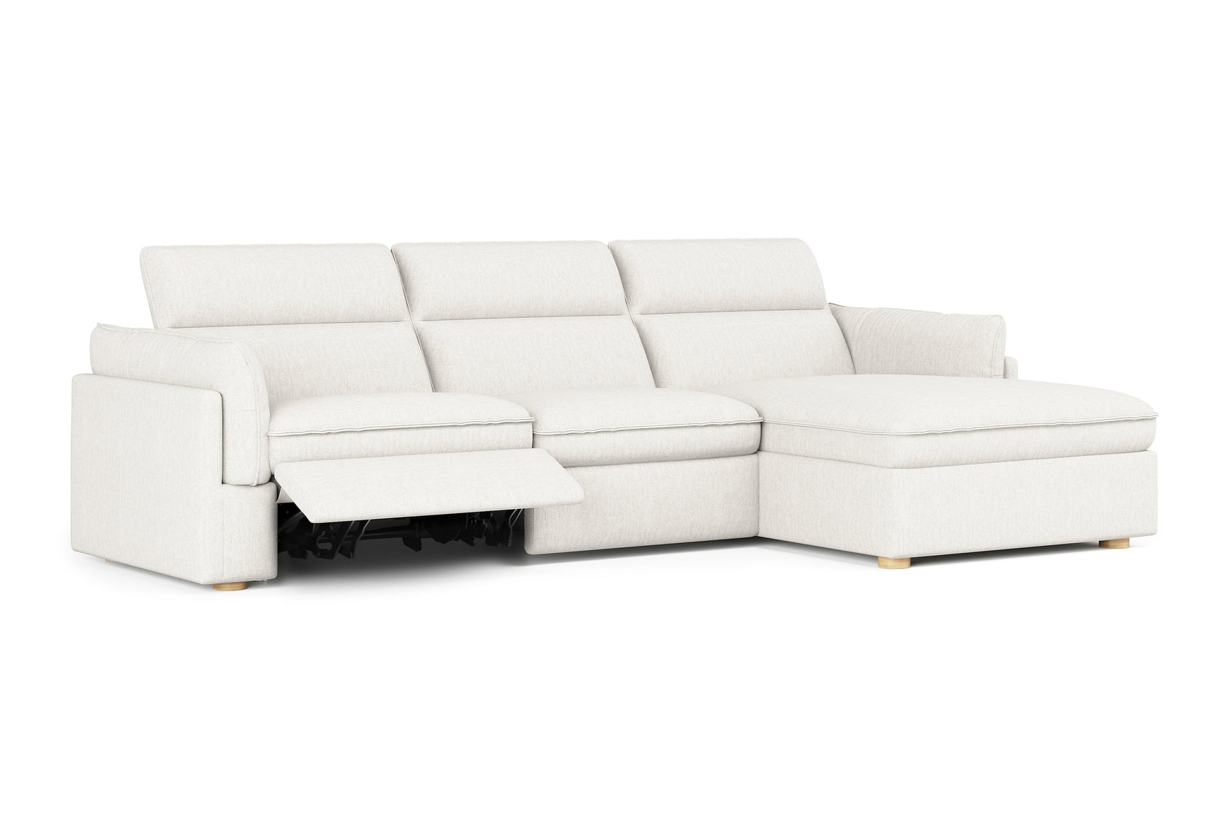 Fernanda Fabric Recliner Sectional Sofa