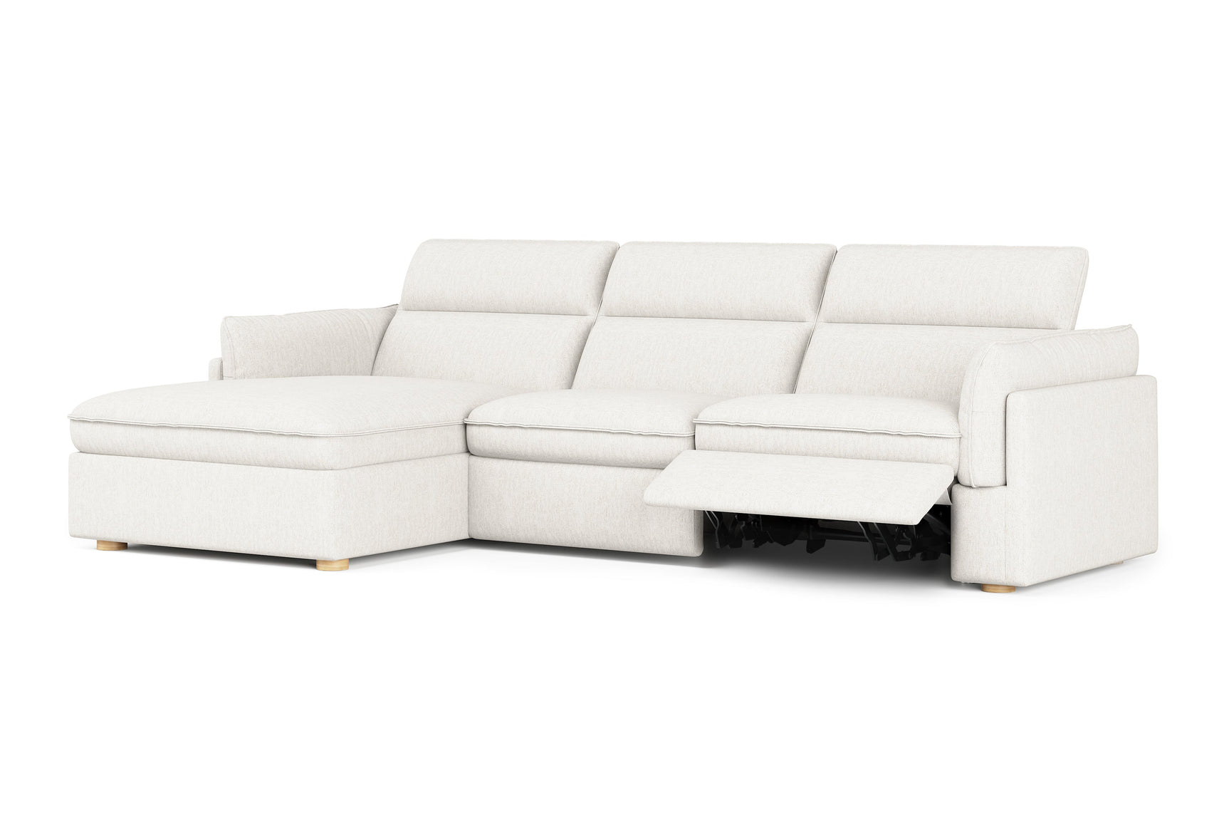 Fernanda Fabric Recliner Sectional Sofa