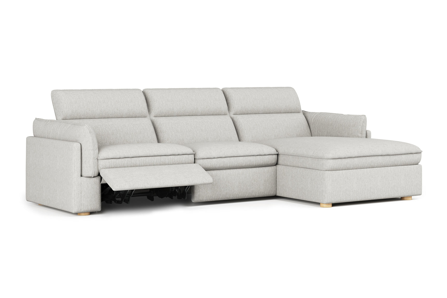 Fernanda Fabric Recliner Sectional Sofa
