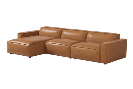 Nathan Leather Modular Sectional Sofa