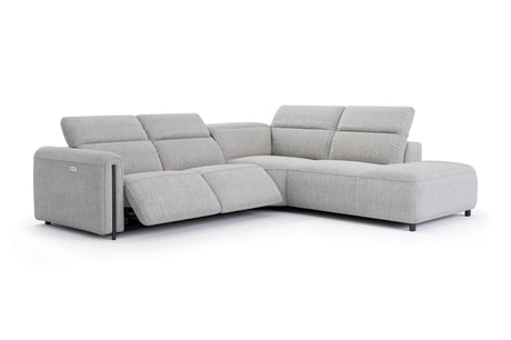Octavia Fabric Reclining Corner Sectional Cloud Sofa