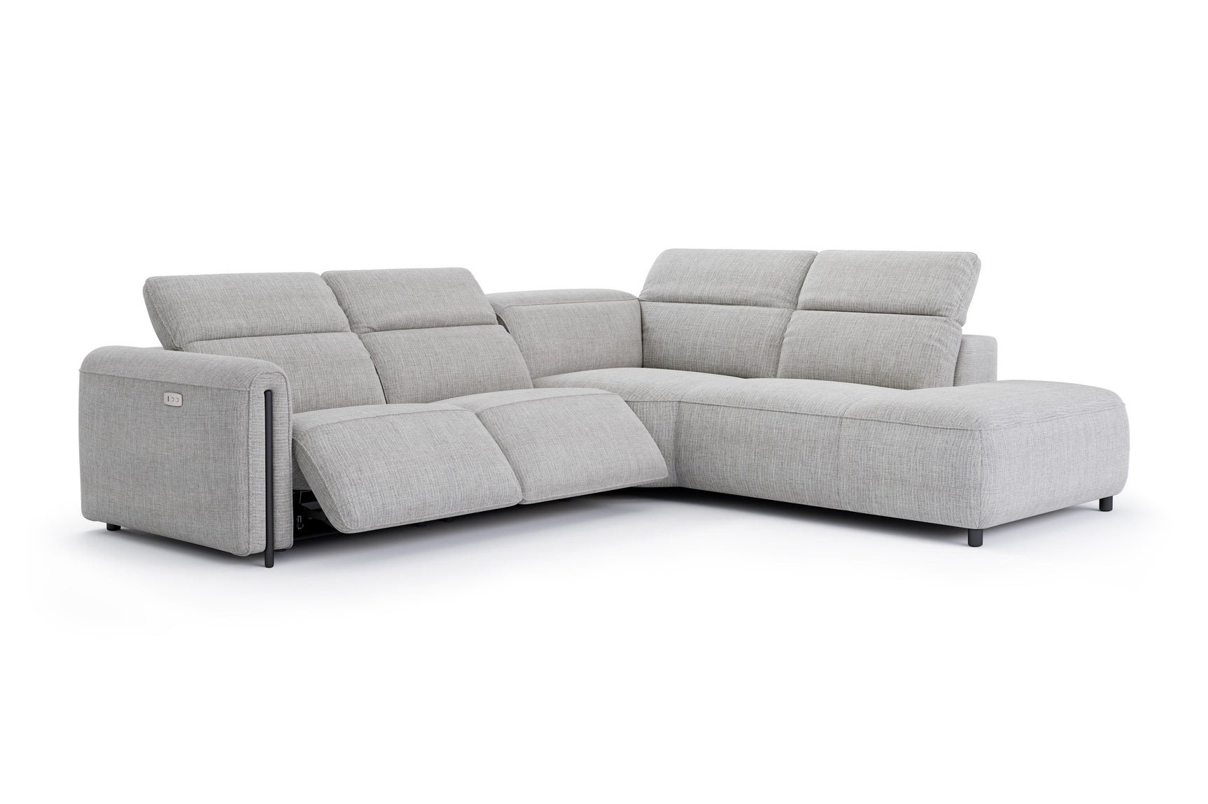 Octavia Fabric Reclining Corner Sectional Cloud Sofa