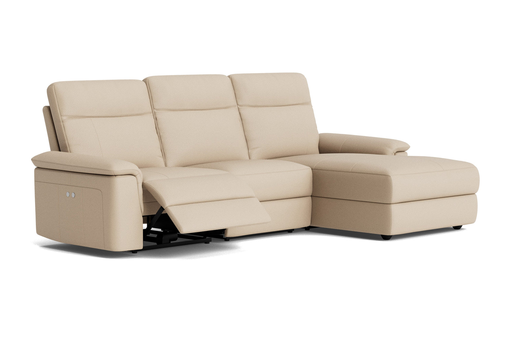 Heidi Leather Recliner Sectional Sofa