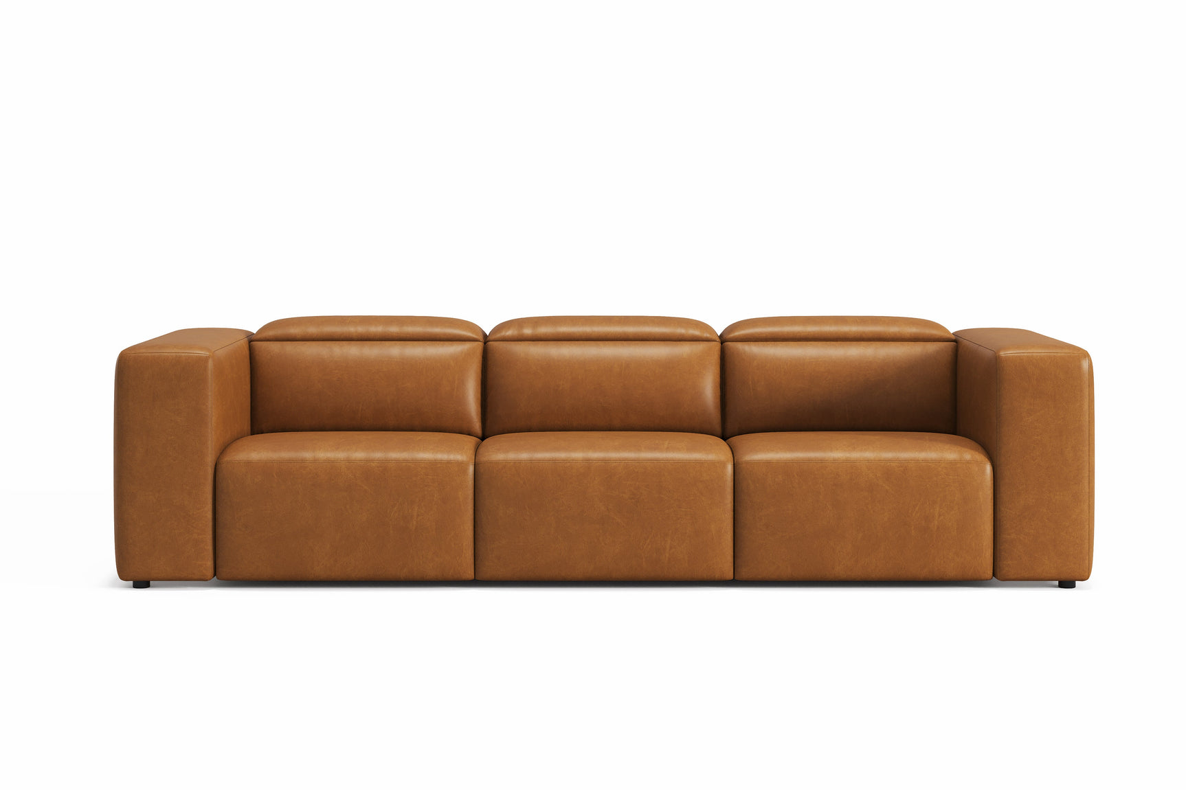 Eden Leather Dual Recliner Sofa