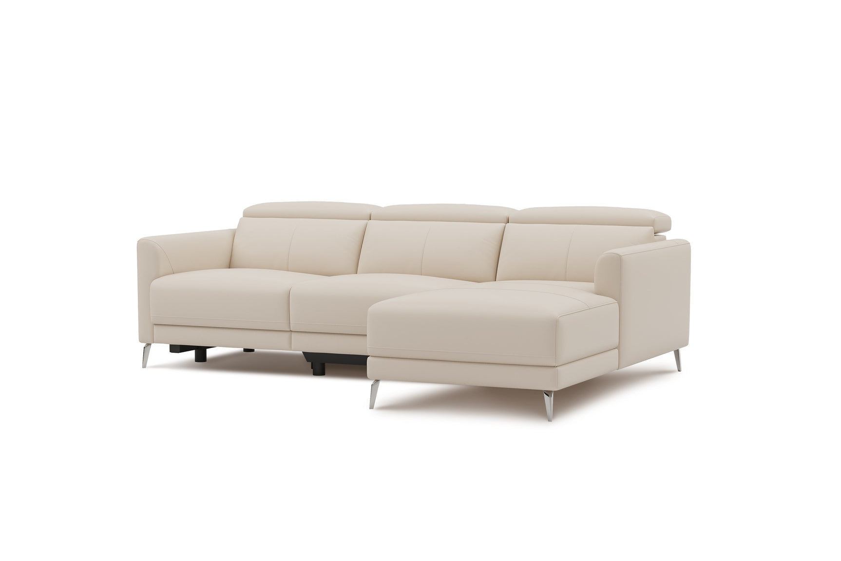 Andria Leather Reclining Sectional Sofa