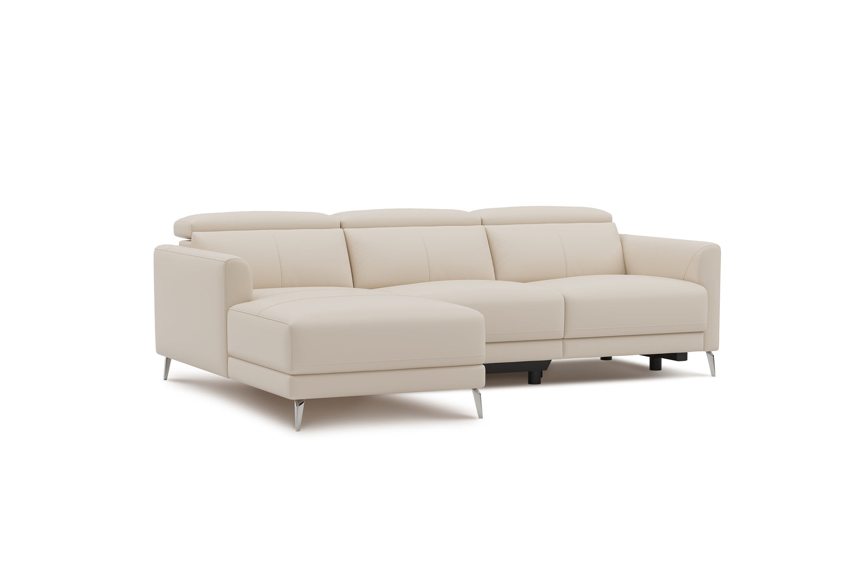 Andria Leather Reclining Sectional Sofa