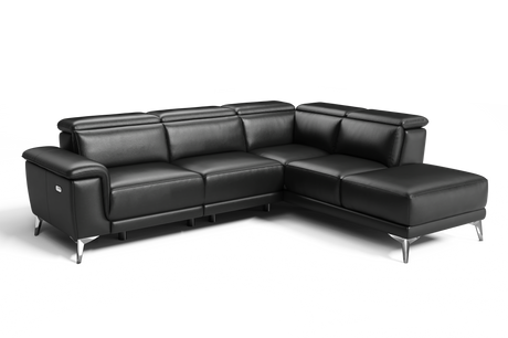 Pista Leather Reclining Sectional Sofa