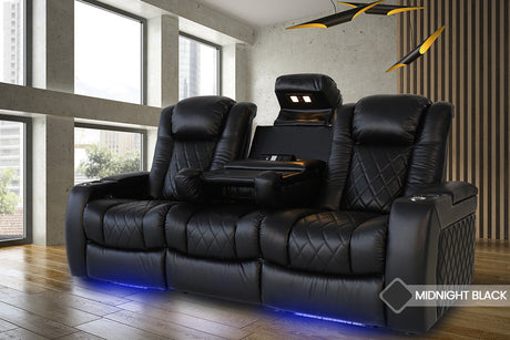 Tuscany Console Cinema Seating – Premium Recliner Seating & Cinema Sofa