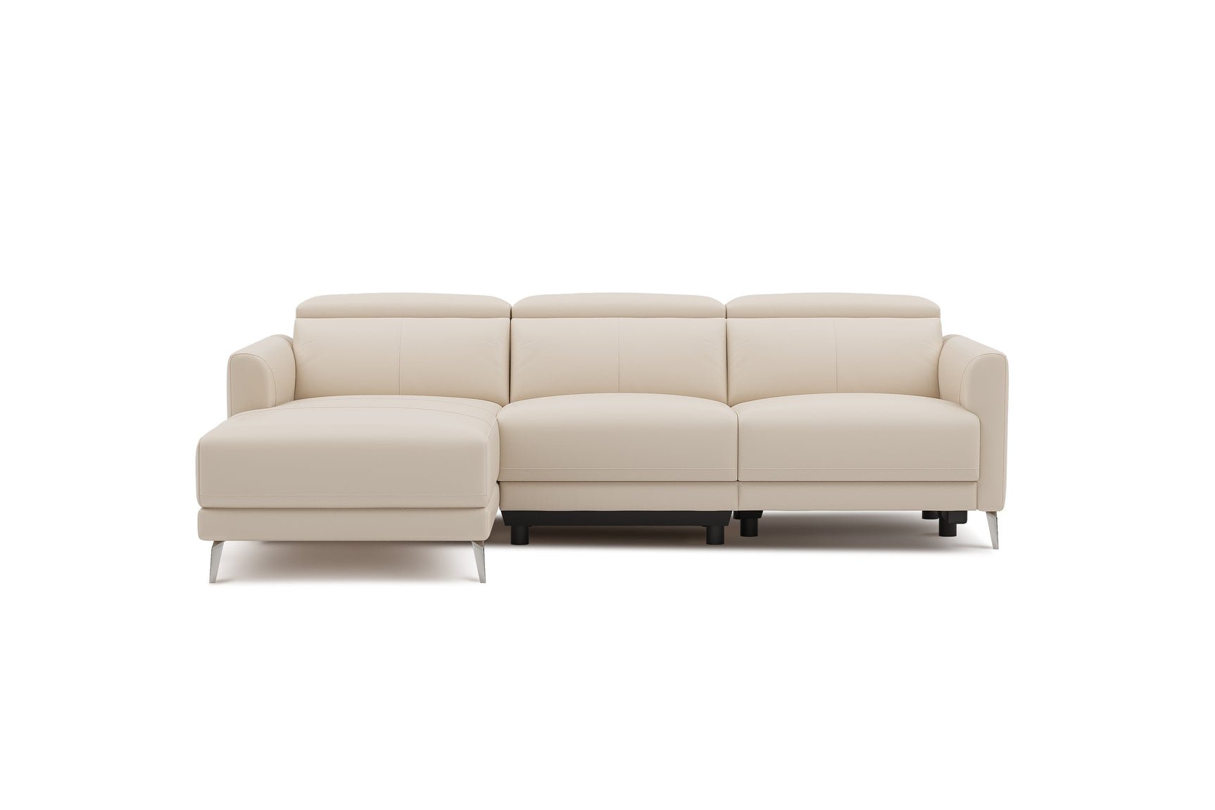 Andria Leather Reclining Sectional Sofa