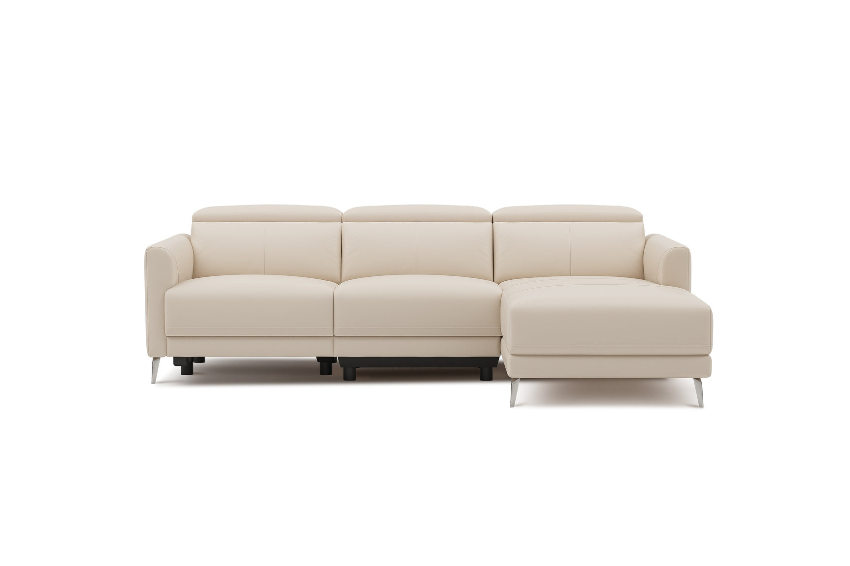 Andria Leather Reclining Sectional Sofa