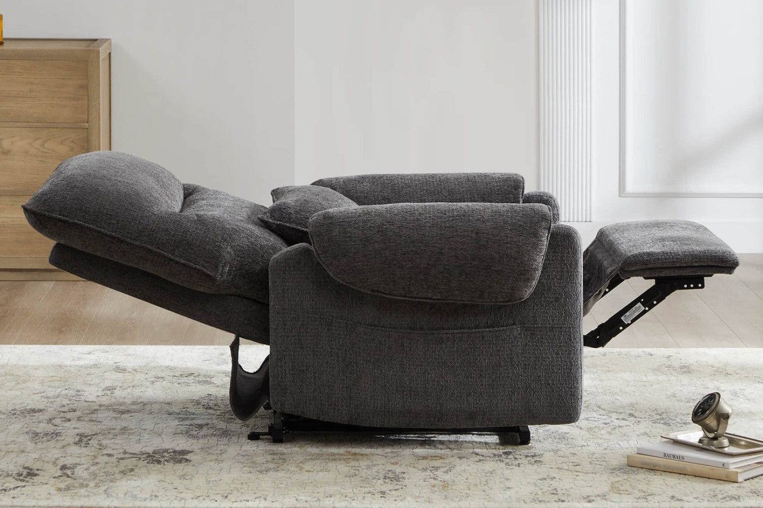 Xander Fabric Power Lift Recliner Chair