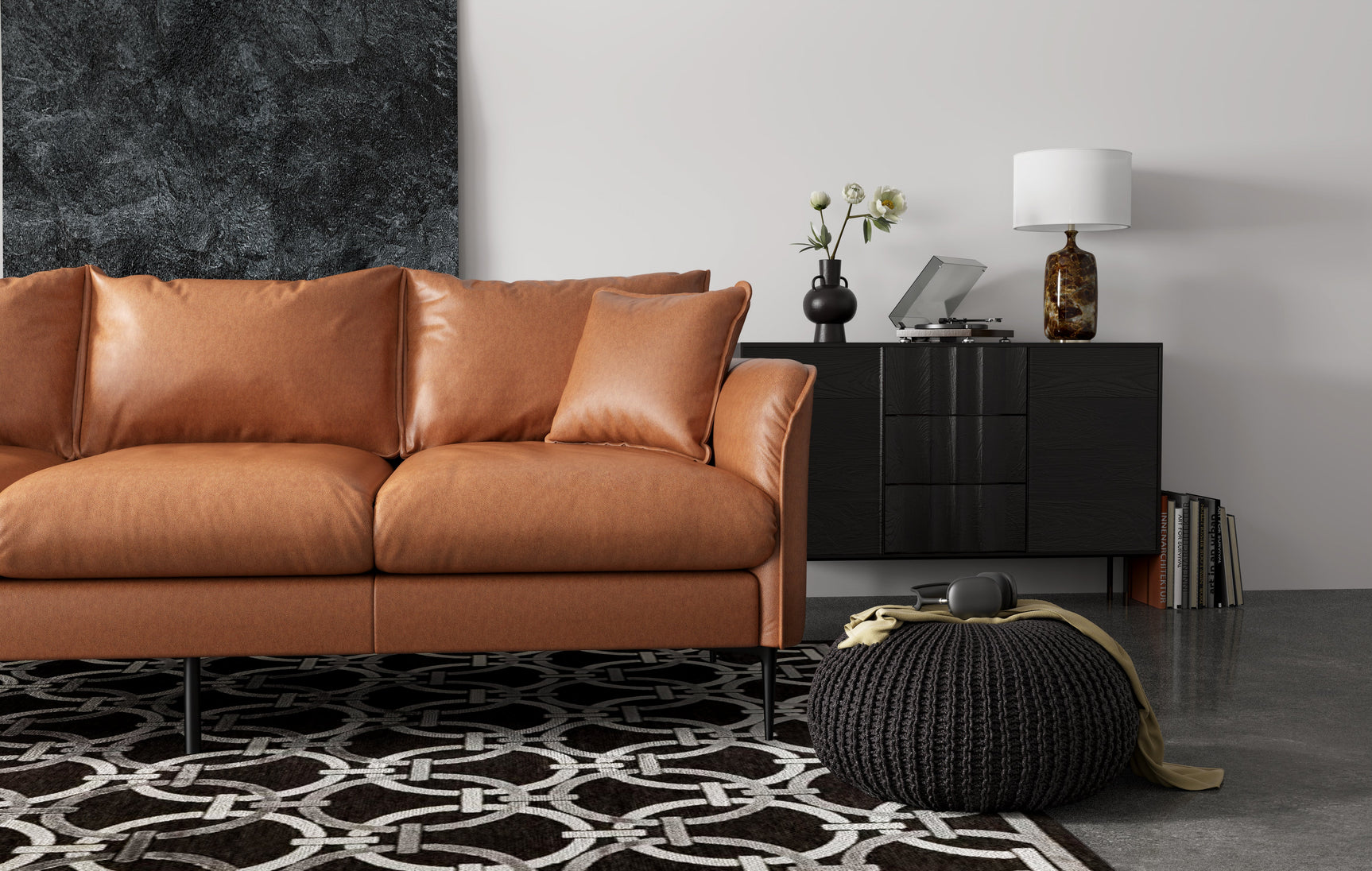Jasper Leather Sofa