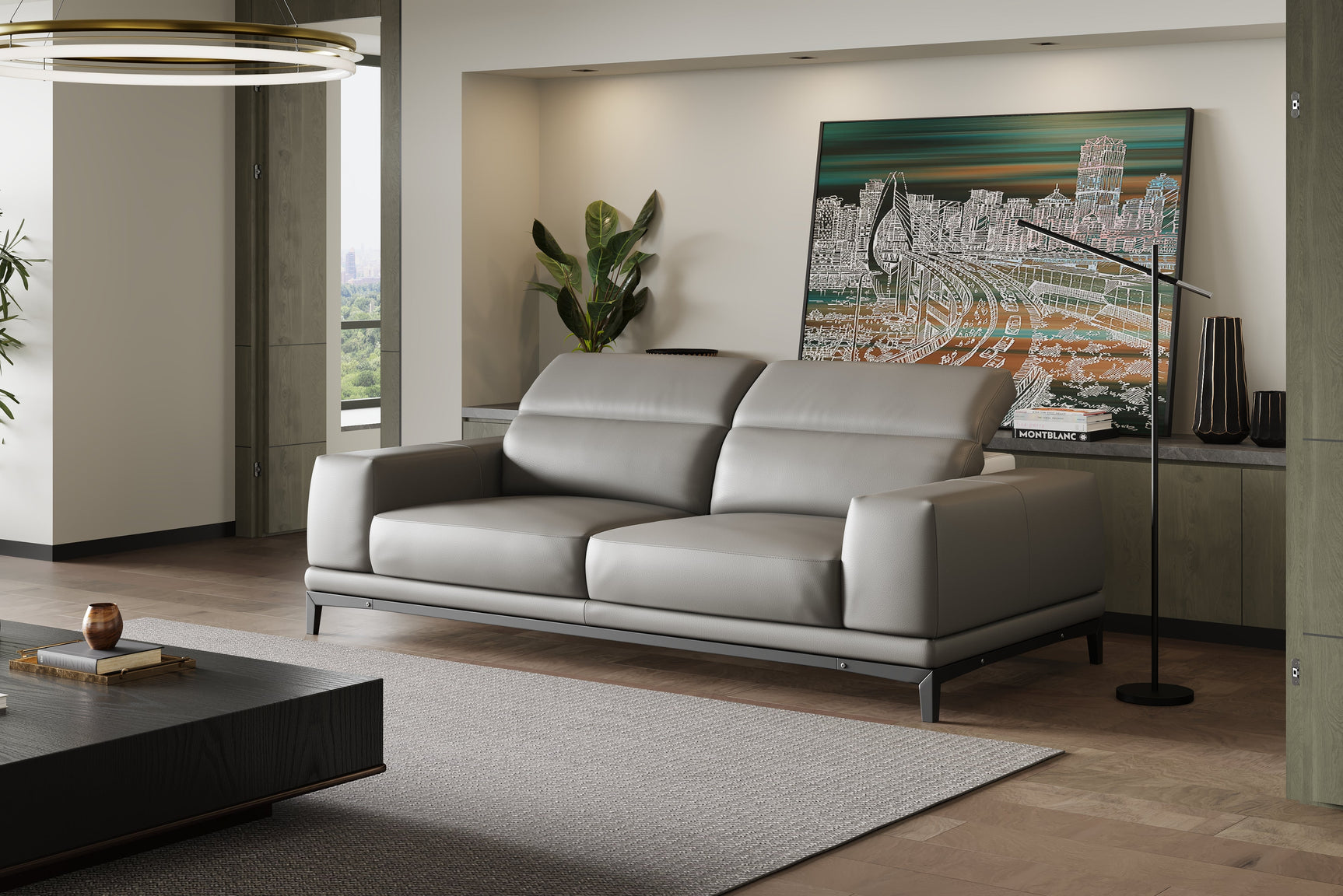 Valletta Leather Sofa