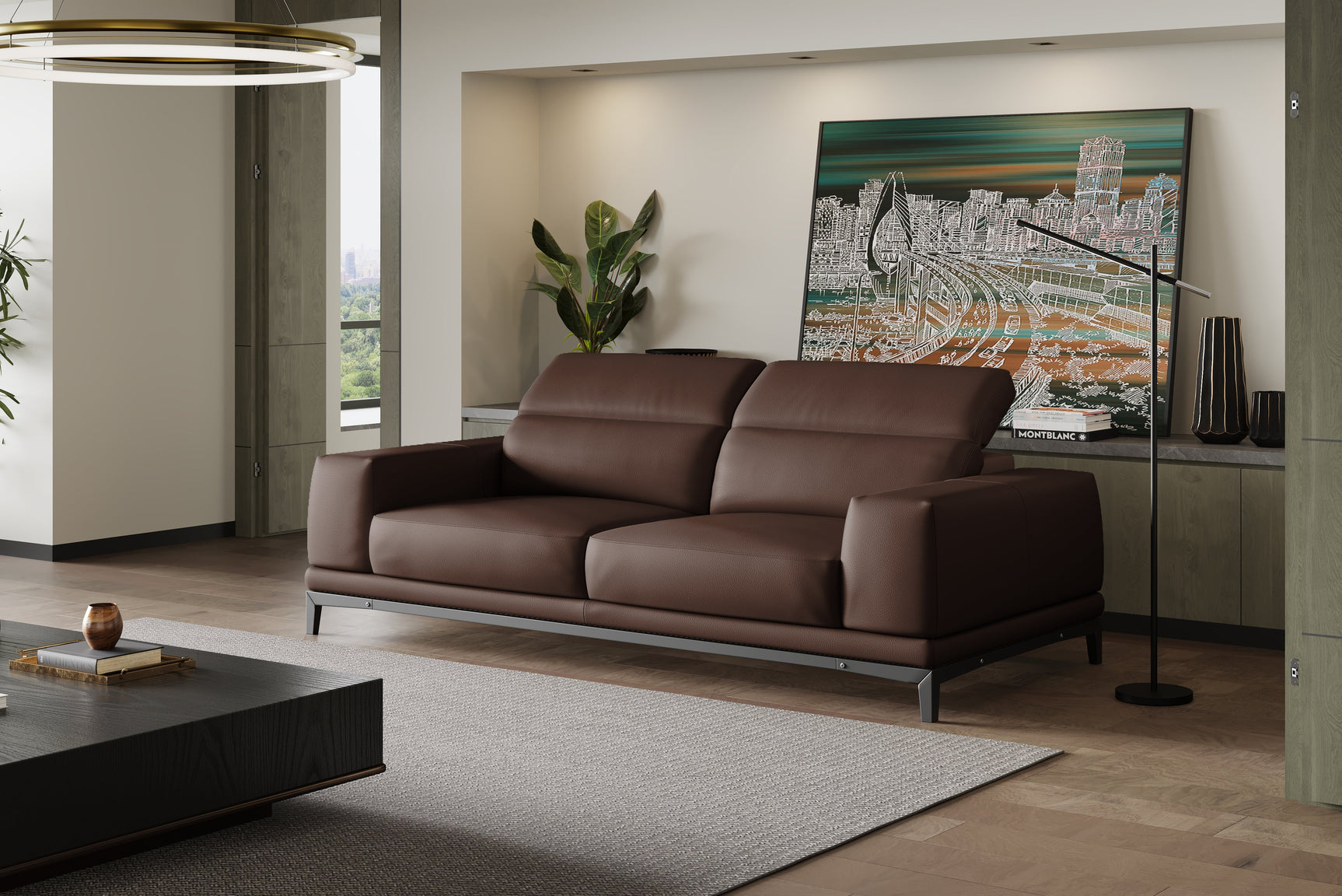 Valletta Leather Sofa