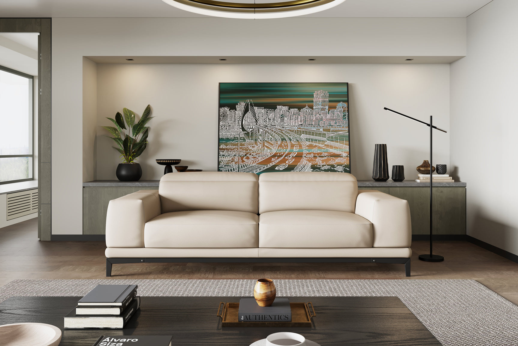 Valletta Leather Sofa