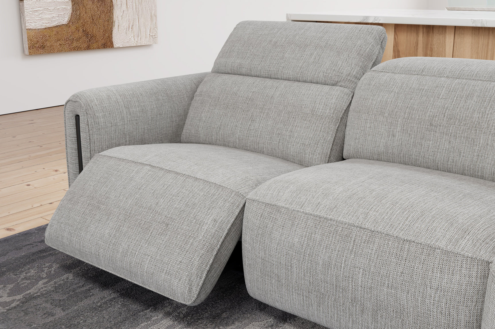 Octavia Fabric Dual Reclining Cloud Sofa
