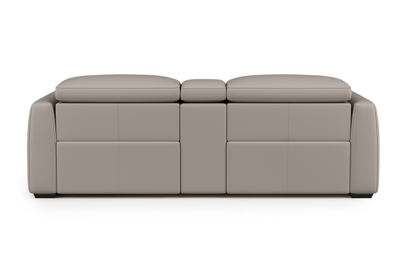 Carmen Leather Dual Recliner Sofa with Console