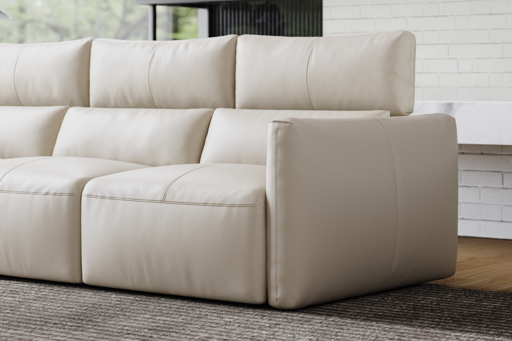 Alessia Leather Recliner Sofa