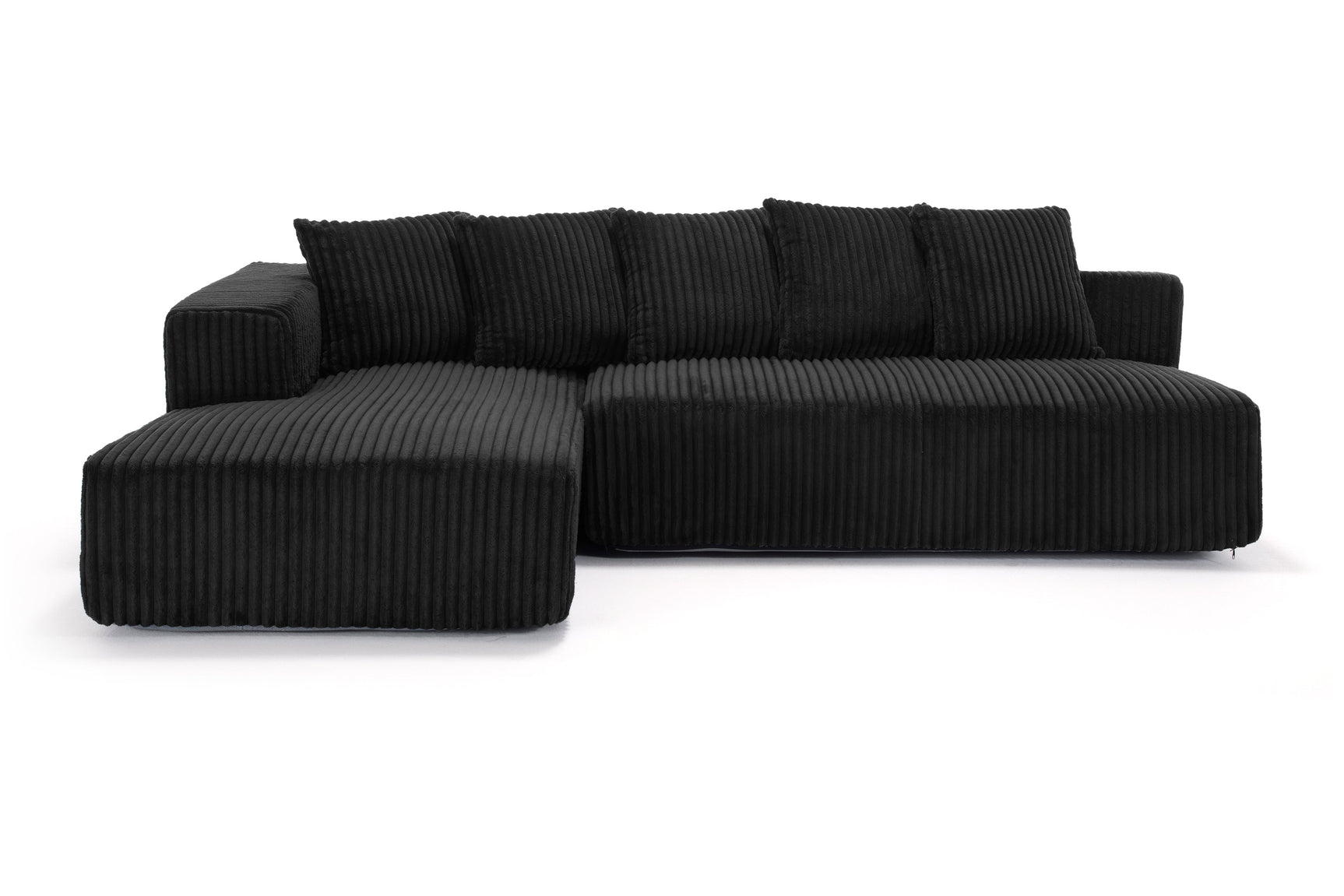 Alexus Corduroy Fabric Sectional Sofa
