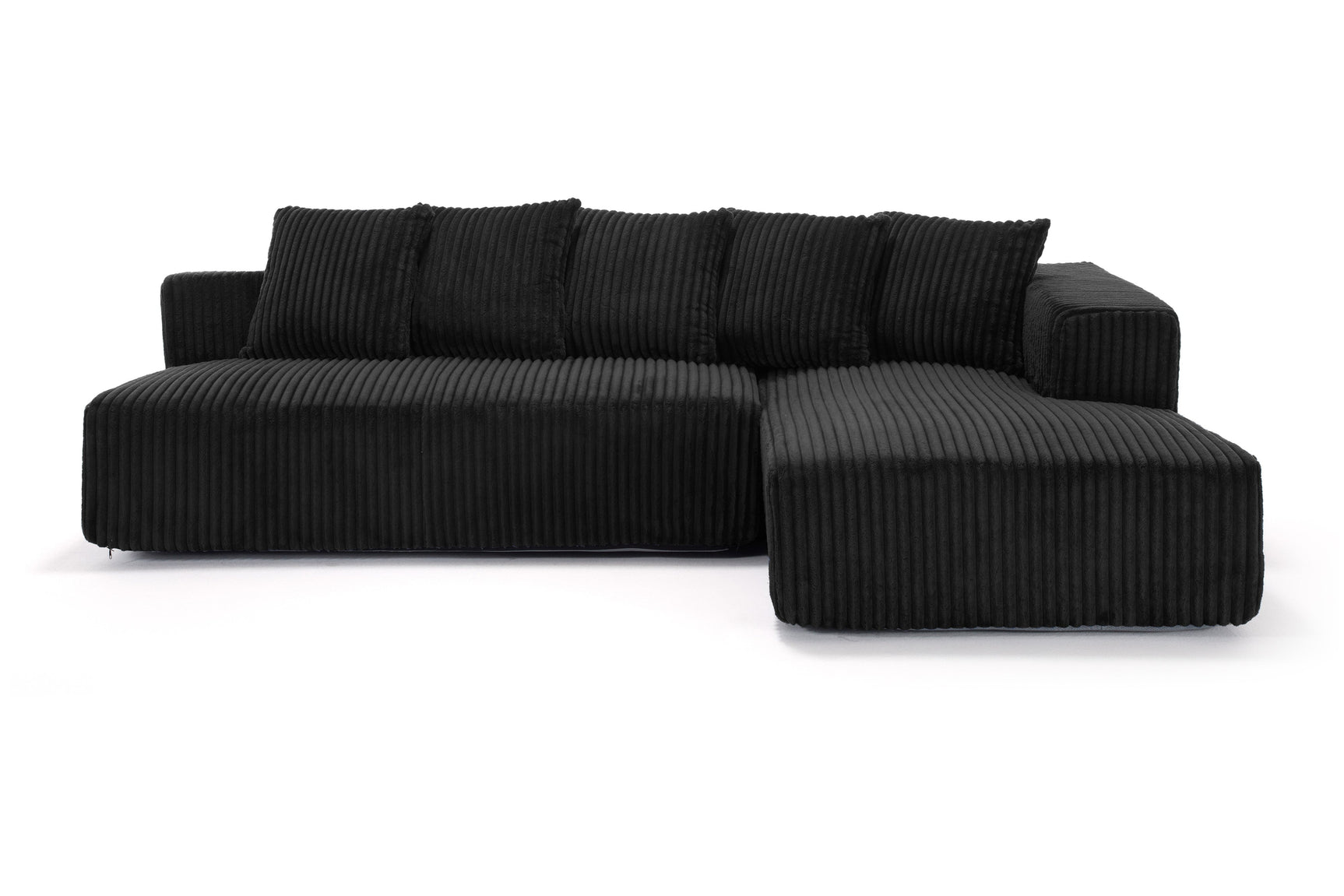 Alexus Corduroy Fabric Sectional Sofa