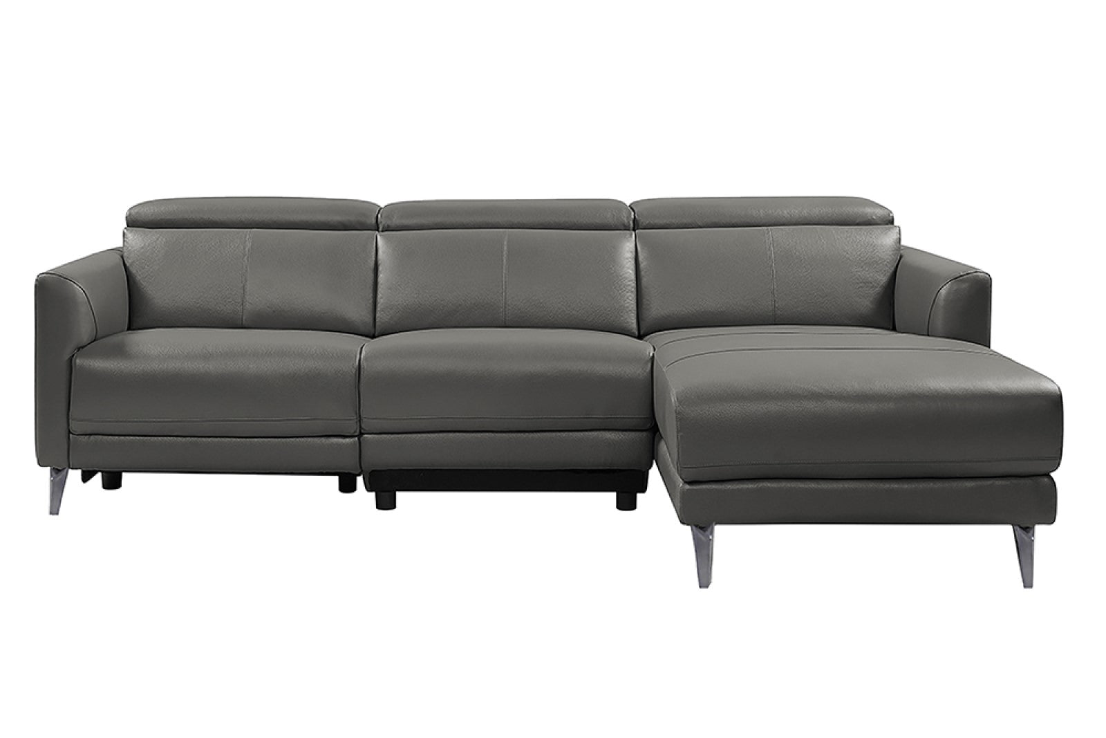 Andria Leather Reclining Sectional Sofa
