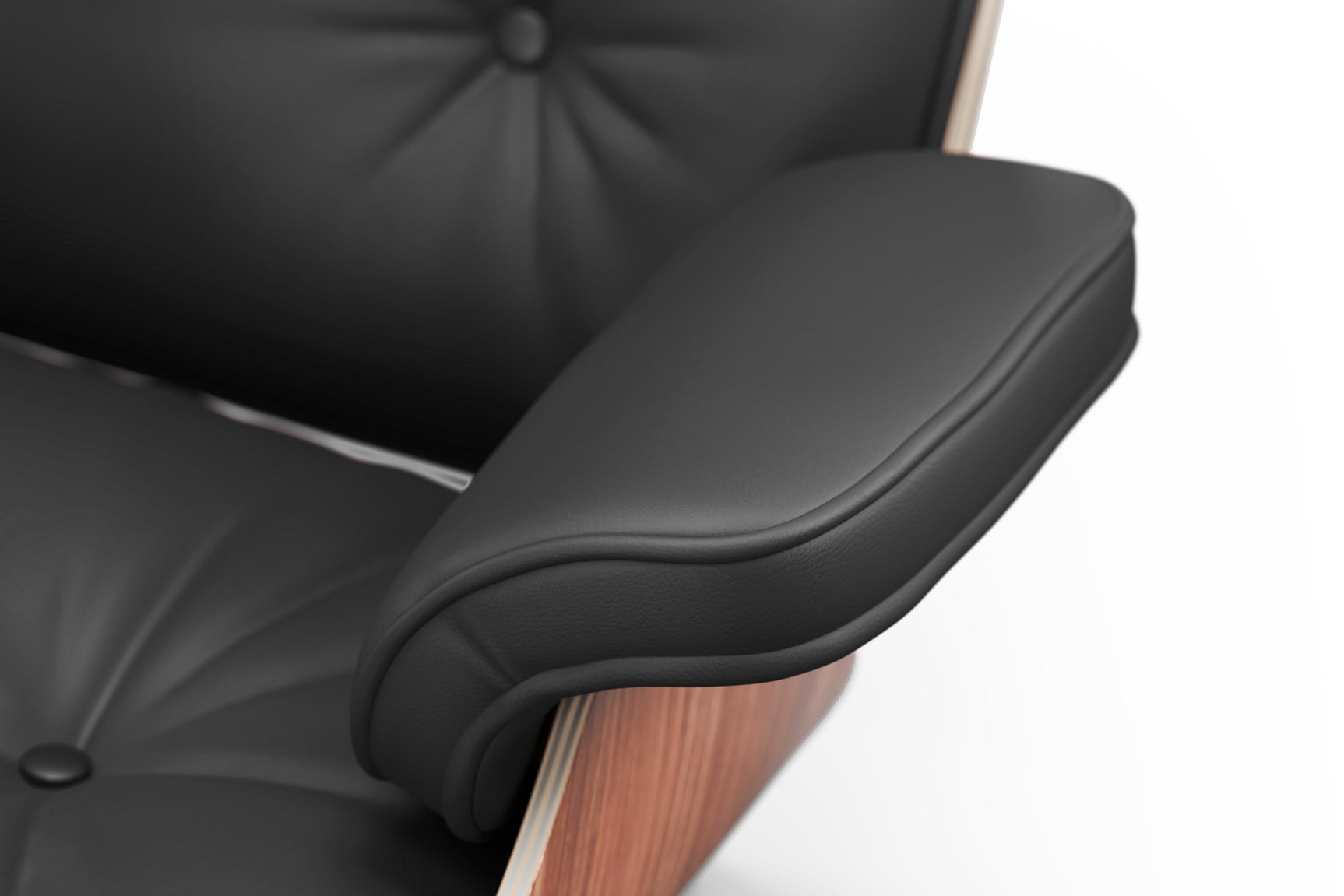 Armoni Leather Lounge Chair & Ottoman