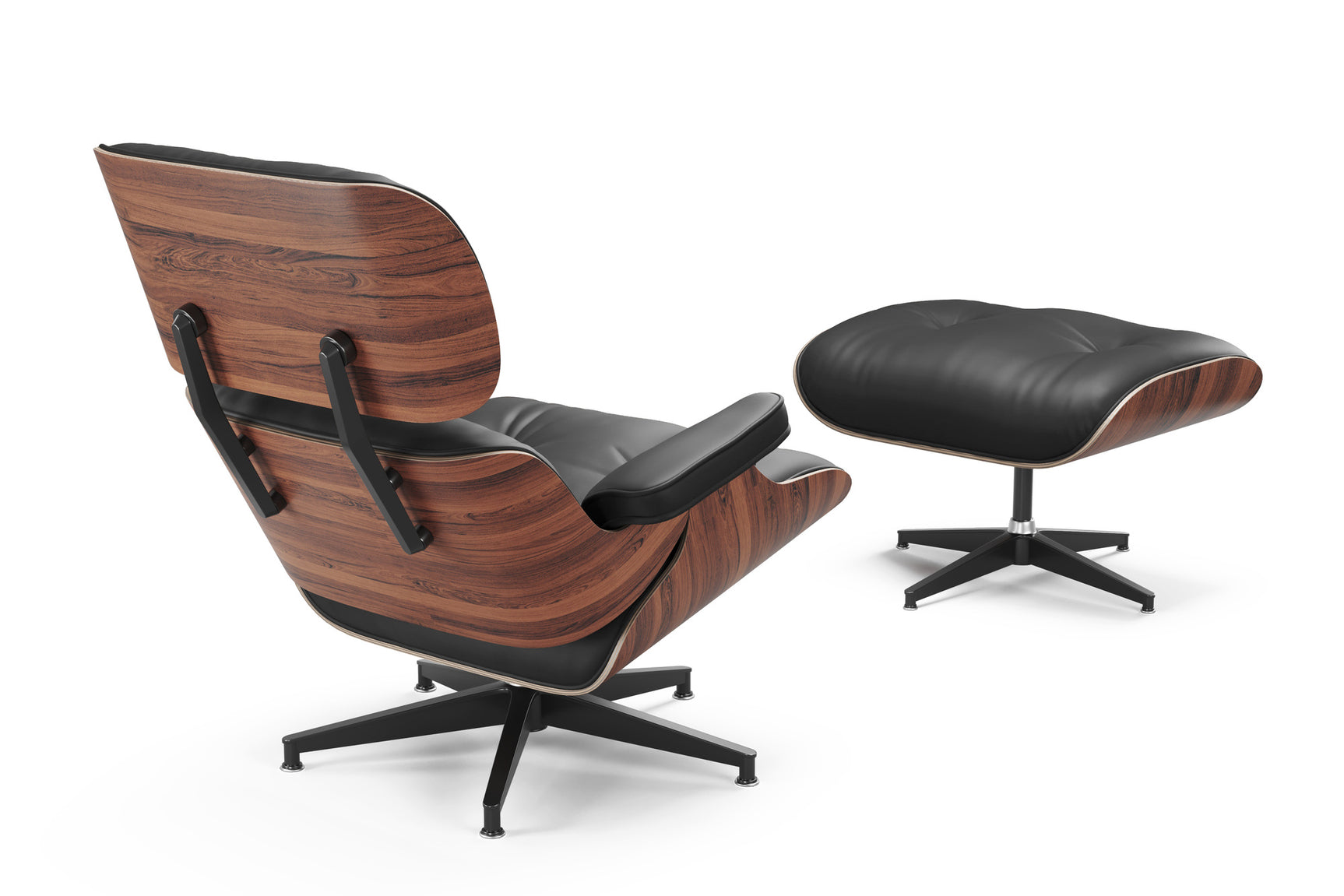 Armoni Leather Lounge Chair & Ottoman