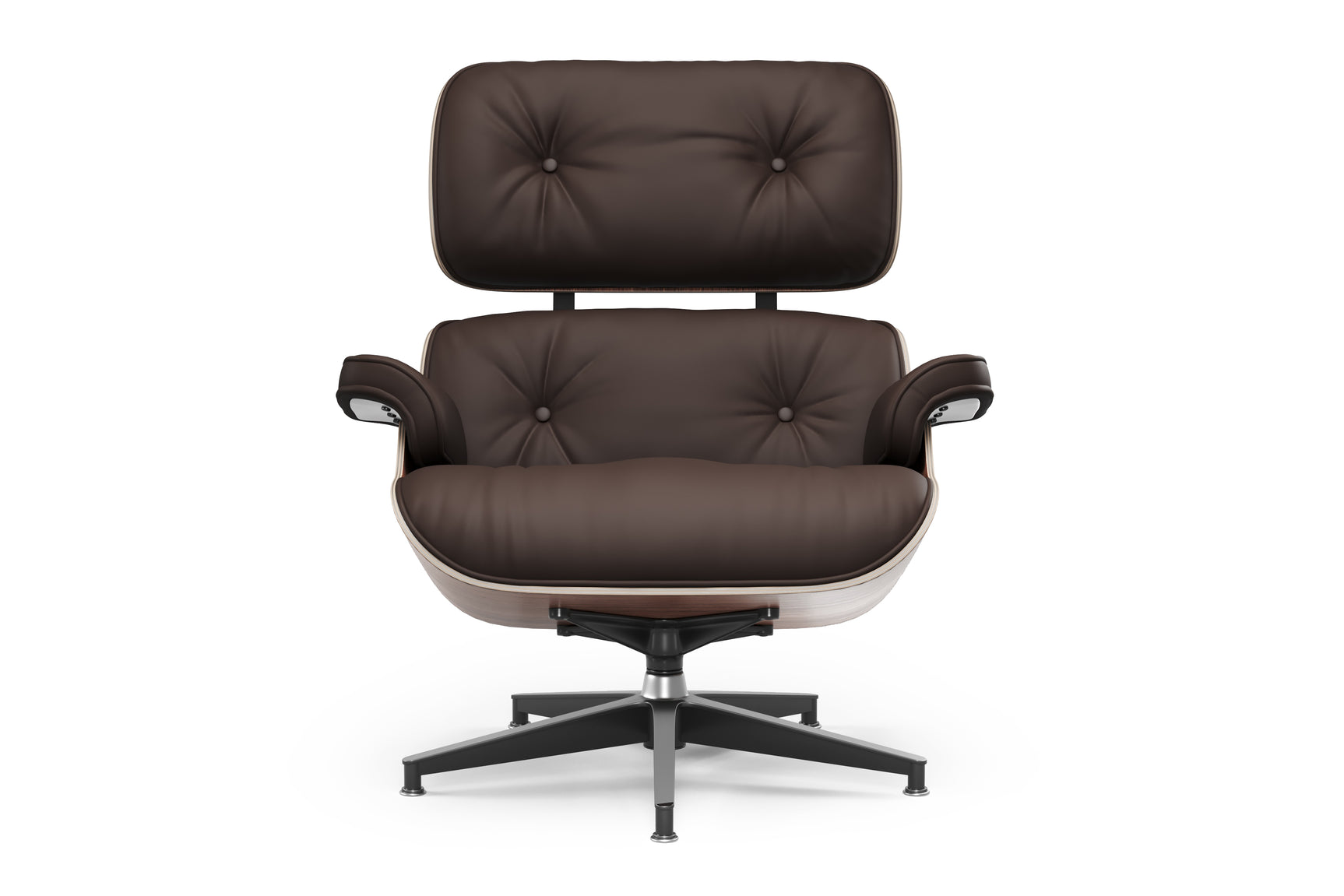 Armoni Leather Lounge Chair & Ottoman