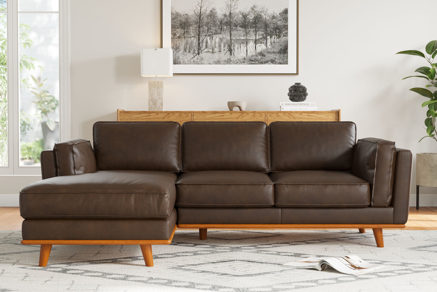 Artisan Leather Sectional Sofa