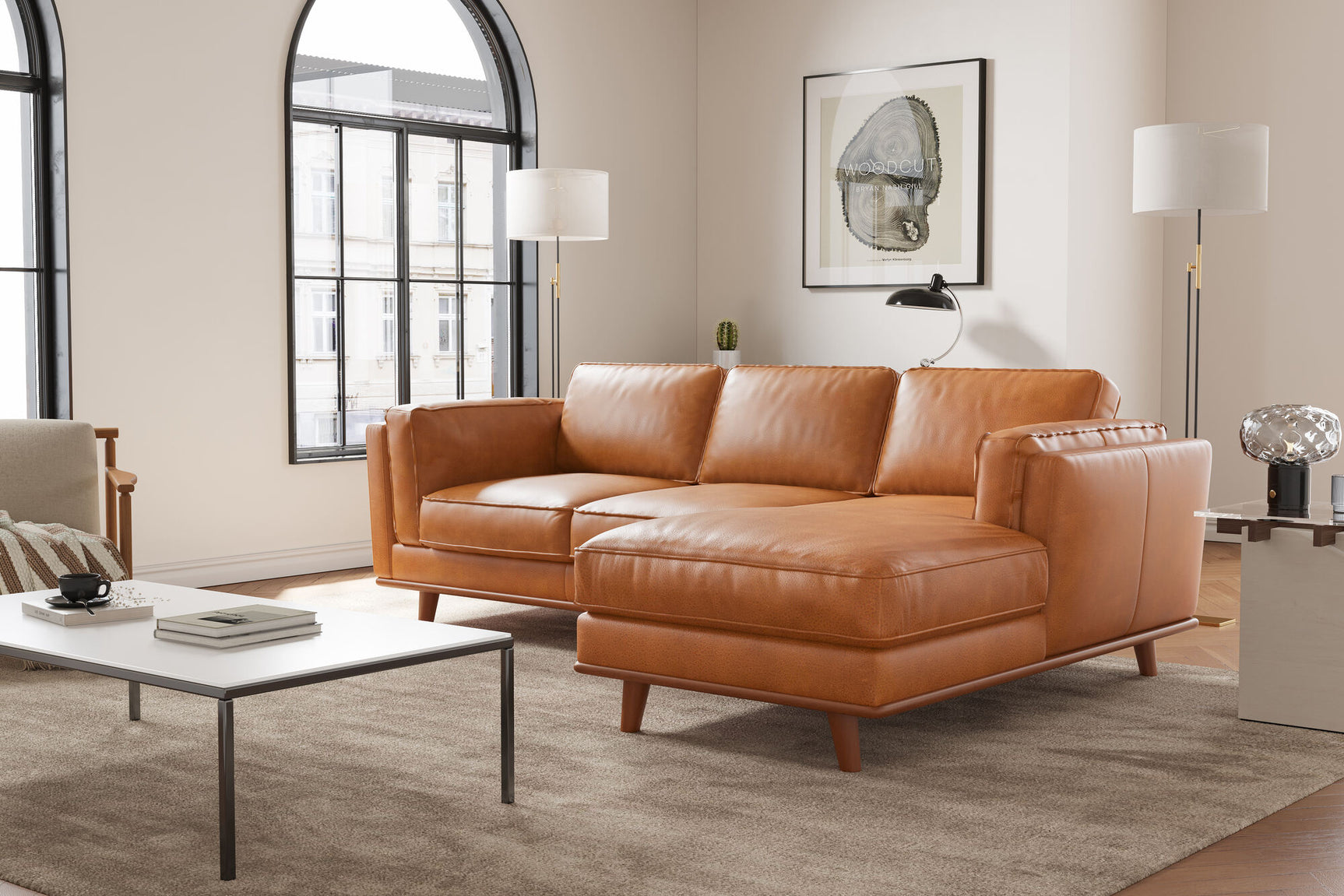 Artisan Leather Sectional Sofa