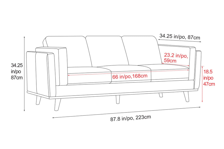 Artisan Swiss Linen Sofa