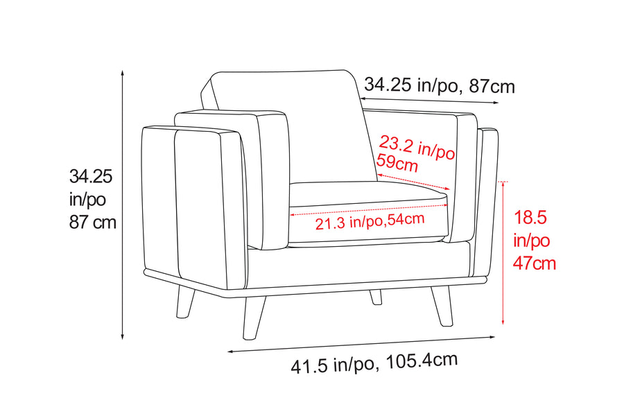 Artisan Fabric Accent Chair