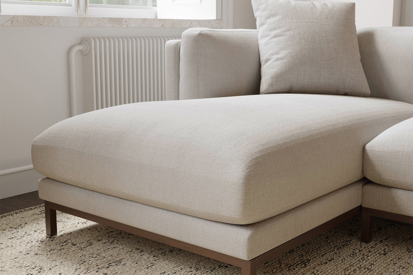 Bergen Fabric Sectional Sofa