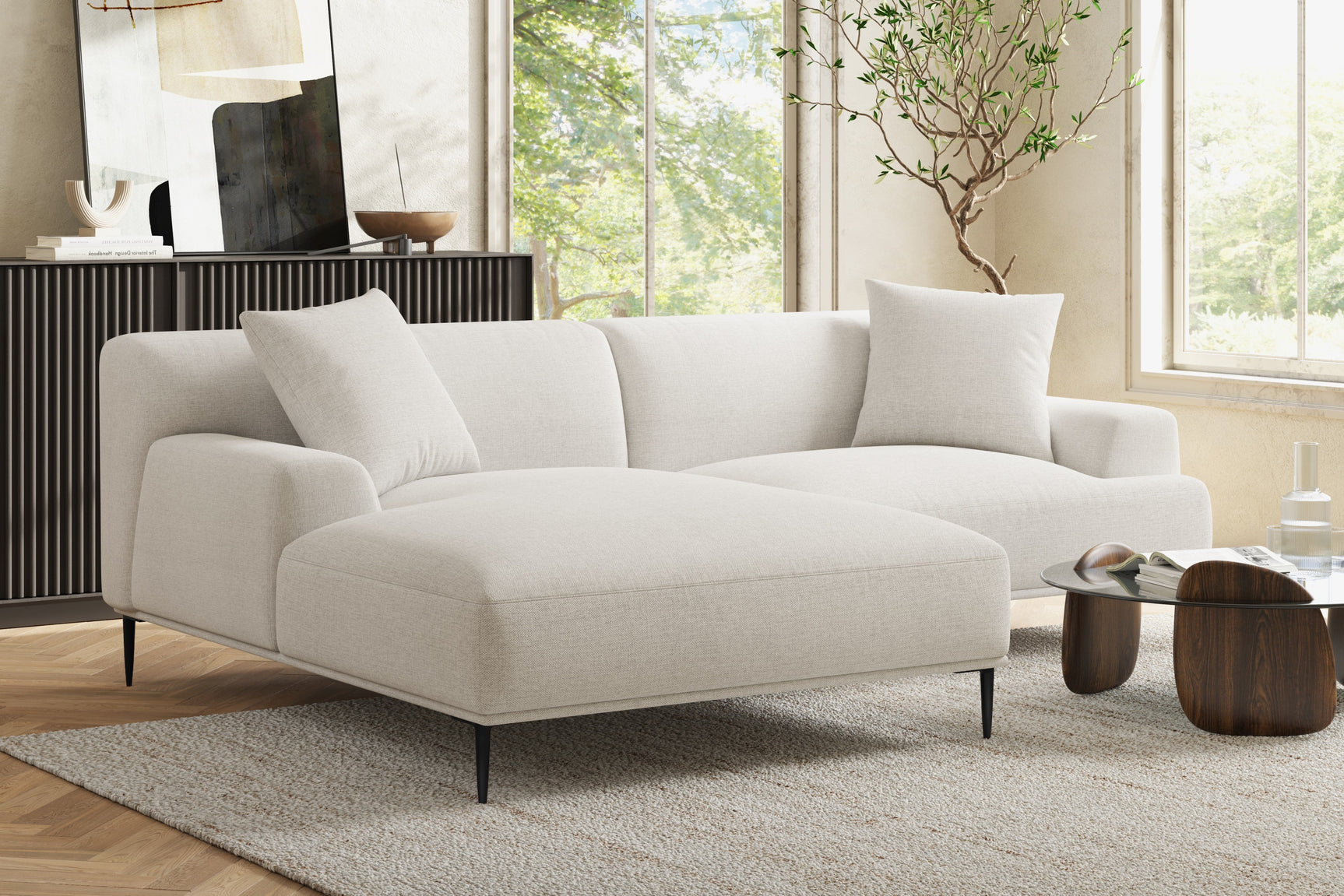 Kotor Fabric Sectional Sofa