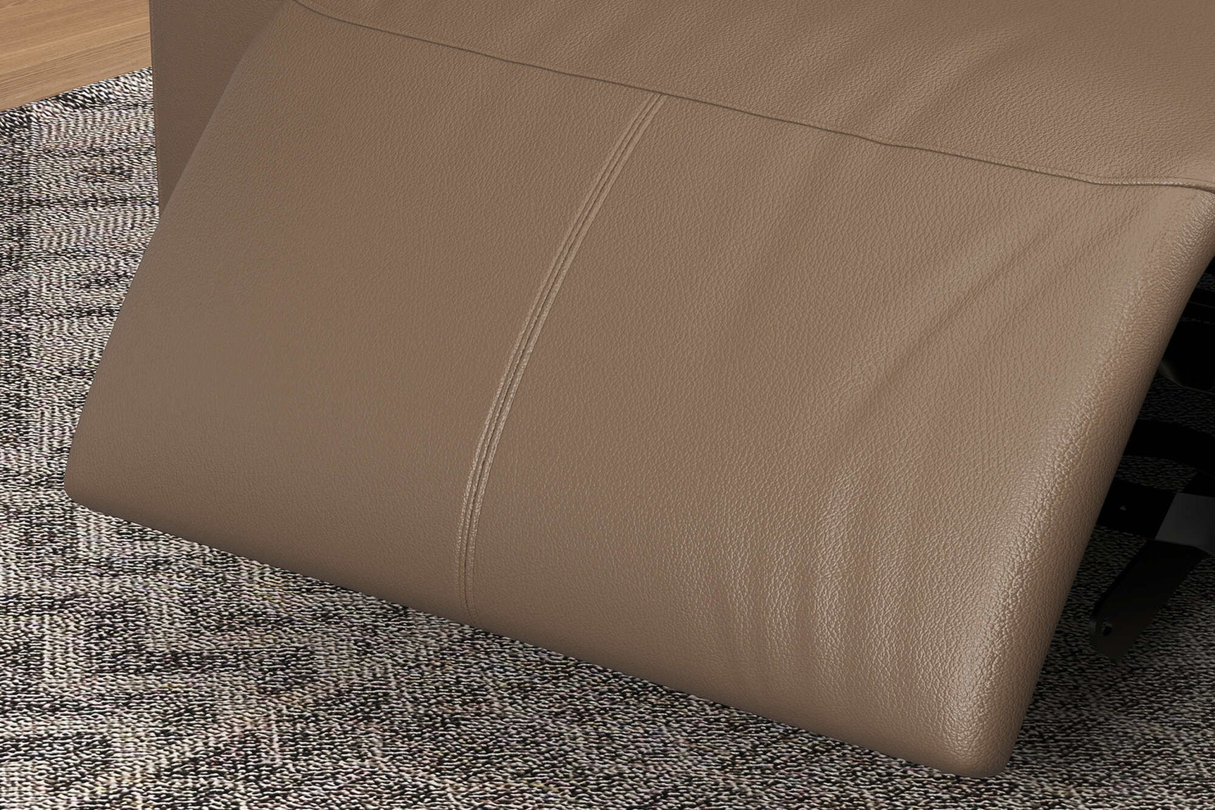 Carmen Leather Dual Recliner Sofa with Console