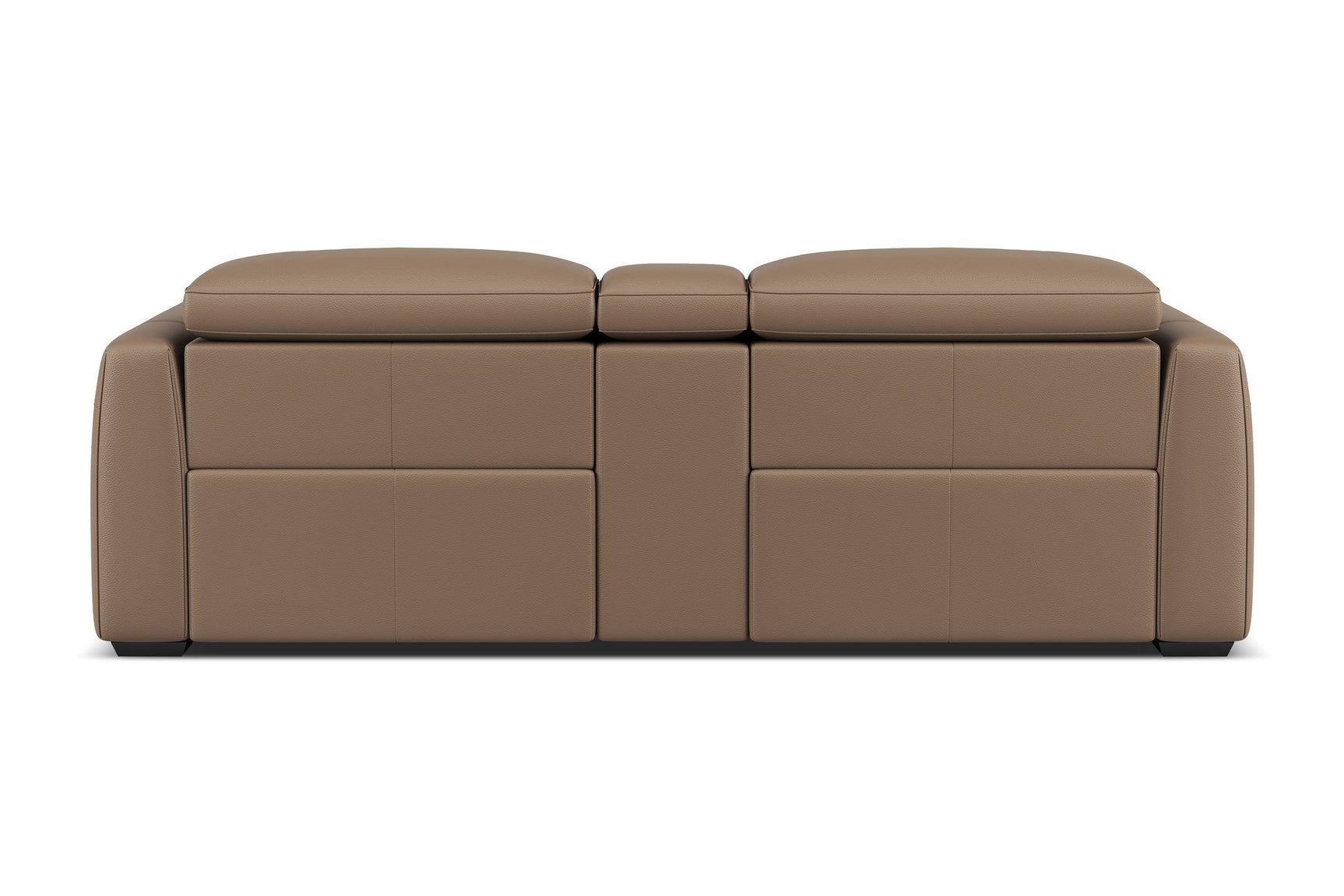 Carmen Leather Dual Recliner Sofa with Console