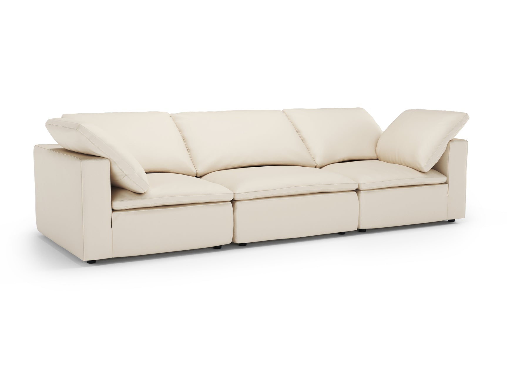 Claire Leather Modular Sofa