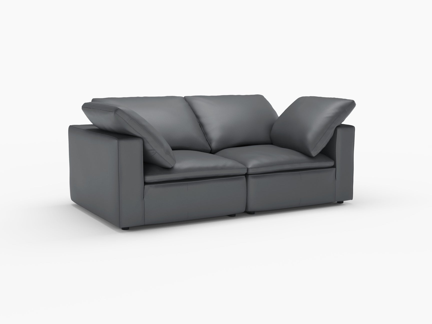 Claire Leather Modular Sofa