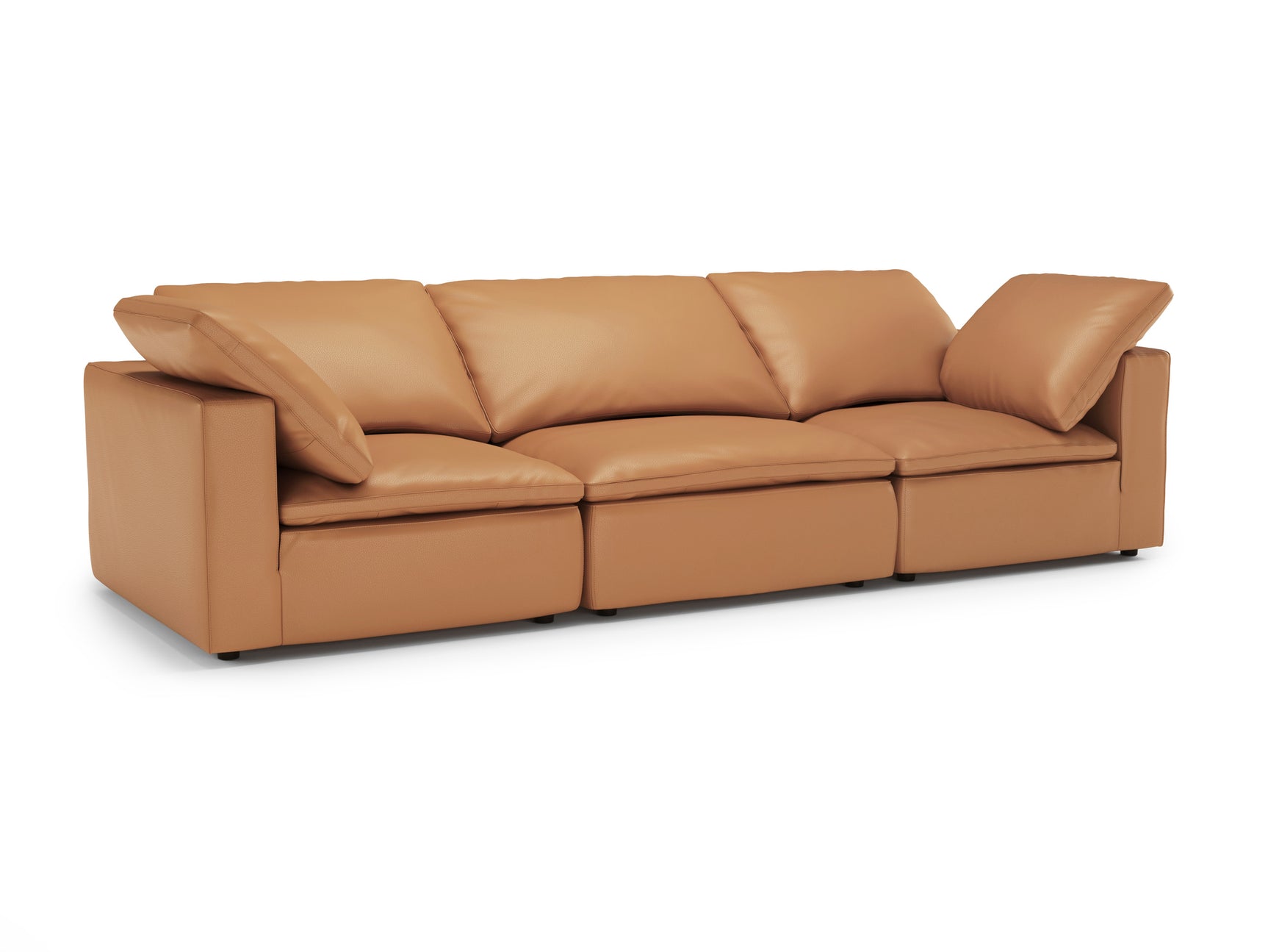 Claire Leather Modular Sofa