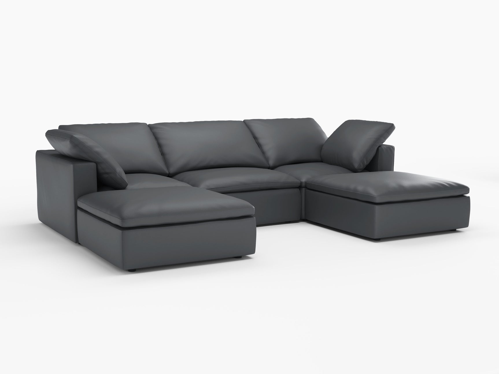 Claire Leather Modular Sofa