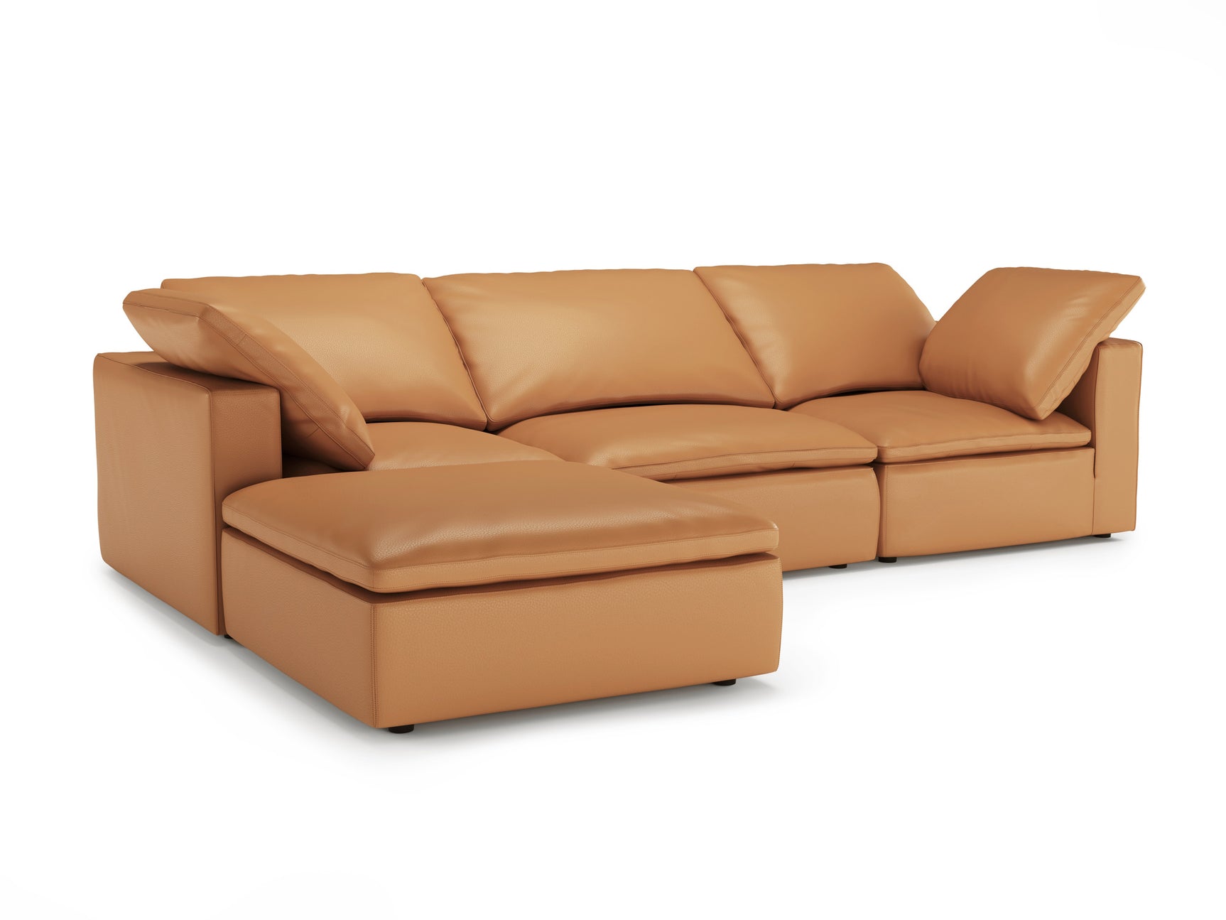 Claire Leather Modular Sofa