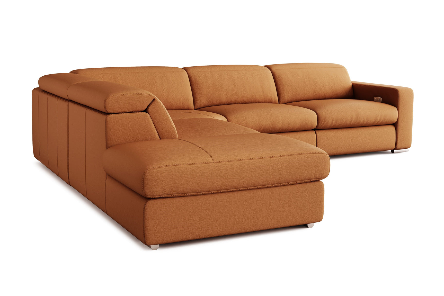 Clara Leather Recliner Sectional Sofa