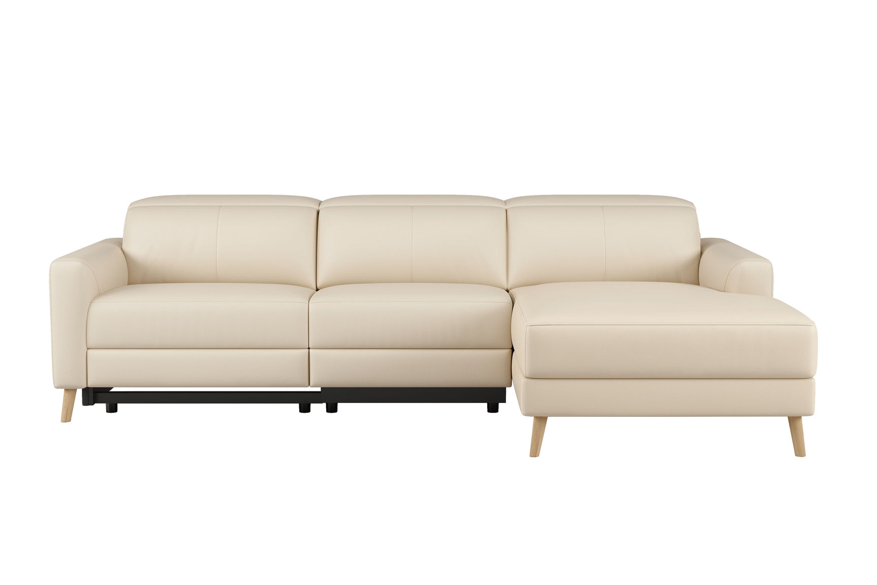 Elodie Leather Recliner Sectional Sofa