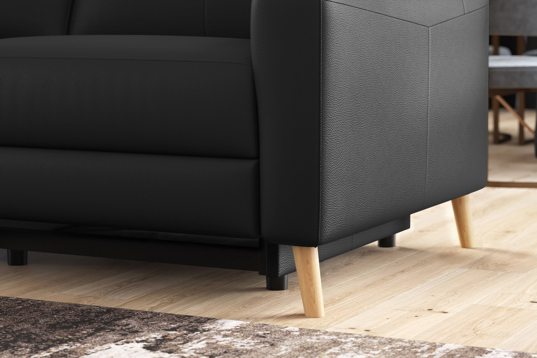 Elodie Leather Recliner Sectional Sofa