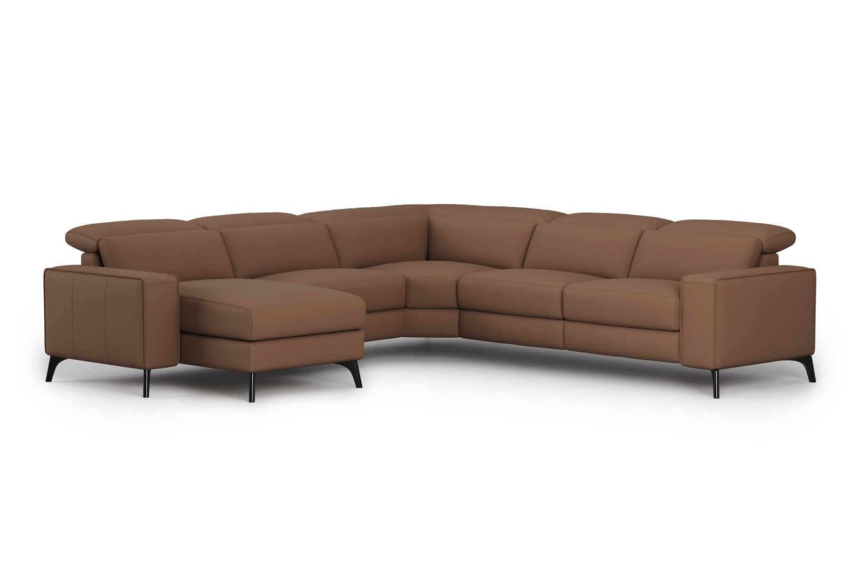 Esther Leather Corner Recliner Sectional Sofa