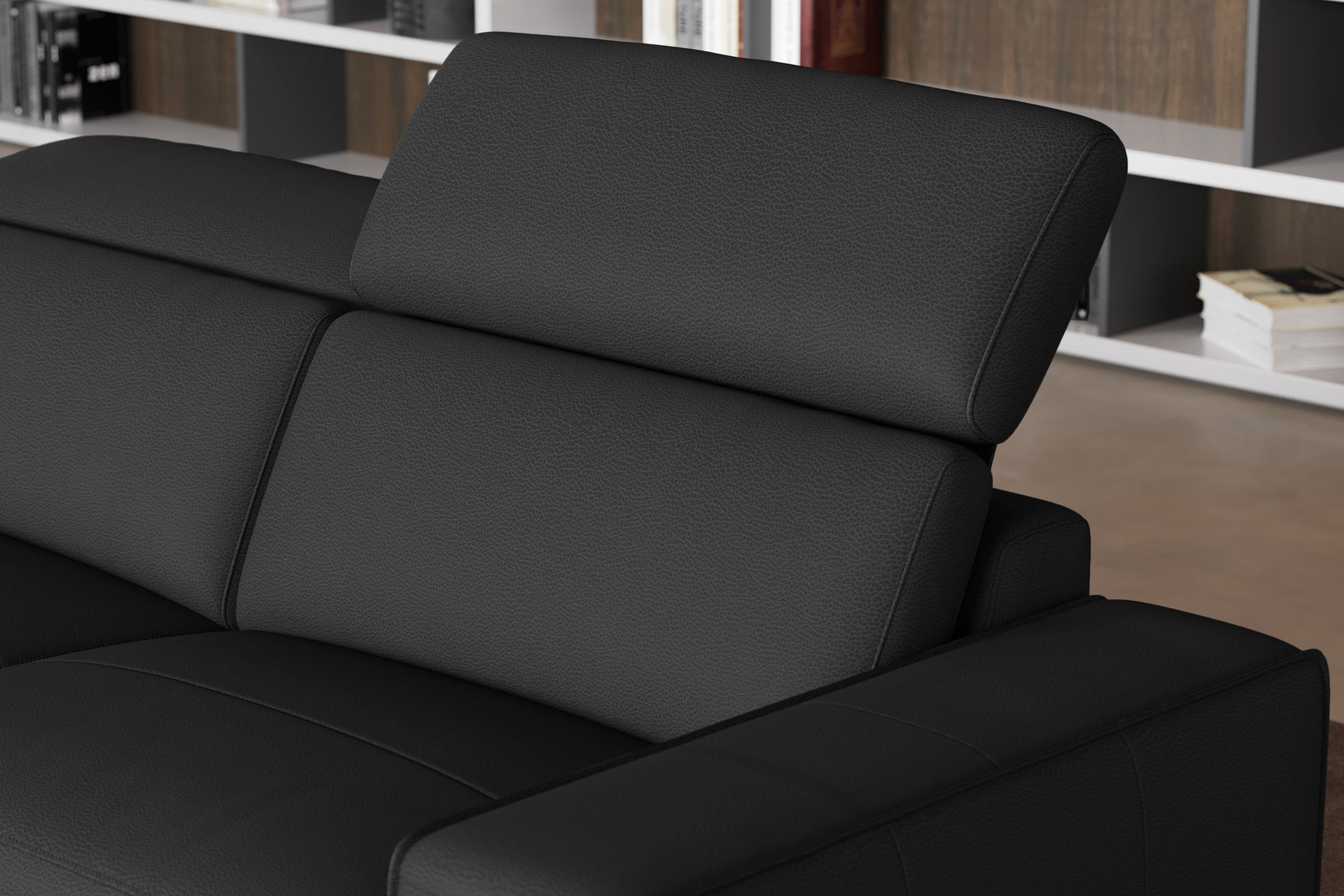 Esther Leather Recliner Sectional Sofa