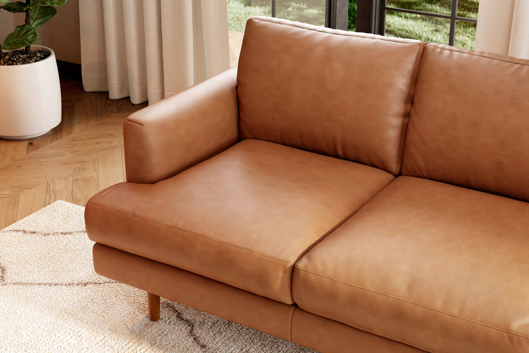 Grosseto Leather Sofa