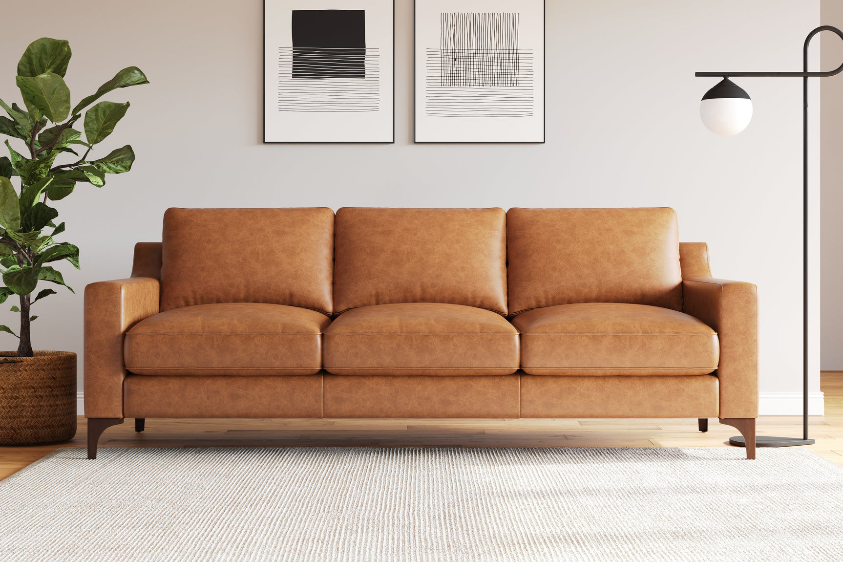 Hannah Leather Sofa
